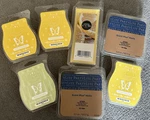 Scentsy Partylite Living Colors Wax Melts Lot 7PK W/ Changing Base. Fixed Price $35.00.
