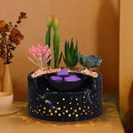 Ceramic Wax Melt Warmer 4-IN-1, Flameless Ptc Heating With 7-COLOR Led Night .... Fixed Price $37.93.