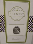 Scentsy Moonstone Warmer Led Lights Change Color 33085 Discontinued. Fixed Price $19.99.