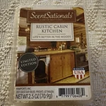 Rustic Cabin Kitchen Scented Wax Melts, Scentsationals, 2.5 Oz Vhtf 1 Pack. Fixed Price $17.95.