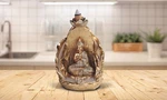 5"H Buddha Backflow Incense Burner Figurine Ornament Home Decor Unique Gift. Fixed Price $24.59.