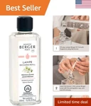 Elegant Precious Jasmine Lampe Berger Fragrance - 16.9 Oz For Odor Elimination. Fixed Price $52.99.