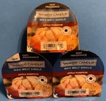 Yankee Candle Wax Melt Single Apple Pumpkin Scent X3PCS 0.8OZ Each (LOT#4). Fixed Price $5.10.