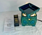 Tyler Candle Company Radiant Fragrance Warmer Peacock Square Light Model Clw. Fixed Price $21.00.