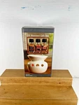 New Open Box Elegant Expressions Warmer Gift Set W3 Essential Oils Off White. Fixed Price $17.69.