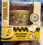 Peanuts 2025 Snoopy Sports Theme Led Aroma Diffuser Usb Powered Multicolor Light. Fixed Price $19.90.