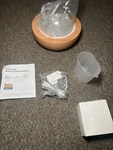 Kakoda Glass Essential Oil Diffuser With Wood Base Aromatherapy Ultrasonic. Fixed Price $35.00.