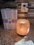 New Scentsy Pink Himalayan Sea Salt Rock Lamp Wax Premium Warmer Huge. Fixed Price $49.99.