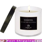 Soy Wax Candle Gardenia Essential Oil Relaxation Gift Long Lasting 45 Hours New. Fixed Price $20.52.