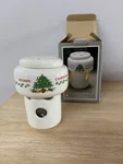 Stoneware Simmering Potpourri Scented Pot/warmer 1985 Cbk Ltd. Christmas Themed. Fixed Price $9.00.