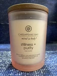 Chesapeake Bay Scented Candle, Stillness + Purity, Rose Water 8.8 Oz. Fixed Price $15.88.