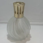 Lampe Berger Vintage Frosted Swirl Glass Fragrance Perfume. Fixed Price $24.50.