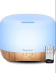 Homeweeks Ultrasonic Essential Oil Diffuser With Remote 300ML Aroma Humidifier. Fixed Price $13.00.