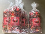 Apple Cinnamon Potpourri, Set Of 4, 4OZ Bags, Hosley Global. Fixed Price $8.00.