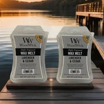 Yankee Candle Woodwick Lavender & Cedar Fragrance Wax Warmer Melts 2 Pack. Fixed Price $16.00.