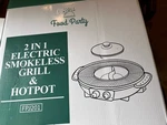 Food Party With Grill 2 In 1 Electric Smokeless And. Fixed Price $95.00.