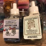 2 Bath & Body Wall Flowers Frozen Lake And Mint Latte Refills. Fixed Price $14.79.