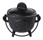 Azuregreen Home Fragrance Incense Holder Cauldrons Tree Of Life Cast Iron Three. Fixed Price $19.99.