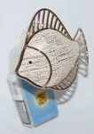 Bath & Body Works Gold Shiny Fish Nightlight Wallflower Fragrance Plug Holder. Fixed Price $26.99.