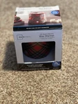 Mainstays 18 Watt Electric Red And Green Plaid Christmas Ceramic Wax Warmer. Fixed Price $9.00.