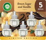 Plug In Scented Oil Refill, 5 Ct, Brown Sugar And Vanilla, Air Freshener, Essent. Fixed Price $15.68.