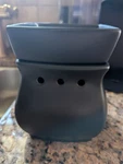 Scentsy Wax Warmer Classic Satin Black 19744 Square Curve Euc. Fixed Price $15.00.
