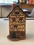 Midene Ceramic House Cone Incense Holder (w/small Repair) 4. Fixed Price $33.74.