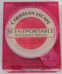 Slatkin & Co Scentportable Caribbean Escape Refill Disk. Fixed Price $7.99.