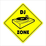 Signmission Dj Crossing Zone Xing Indoor/outdoor 20 Tall Turntables Gear. Fixed Price $46.08.