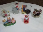 Tiny Talk / Mouse Capers Yankee Candle Tales - Figurines Lot Of 6. Fixed Price $40.00.
