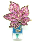 Bath & Body Works Etched Pink Leaf Night Light Up Wallflower Fragrance Plug. Fixed Price $16.51.