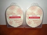 Lot Of 2 Burts Bees Spiced Pomander Scented Simmering Natural Soy Wax Melts 4 Oz. Fixed Price $13.95.