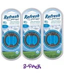 3PK Refresh Your Car Air Freshener Scented Oil Diffuser Linen 0.23OZ. Fixed Price $14.99.