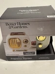 Better Homes & Gardens Retro Radio Wax Warmer White Vintage Style Aromatherapy. Fixed Price $19.99.