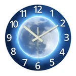 Constantplanet Analog Glow The Dark Wall Clock Battery 12 Inch, BLUE5. Fixed Price $31.57.