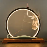Dobehome Backflow Incense Burner With Led Light Ring, Ceramic, Waterfall Desi.... Fixed Price $94.19.