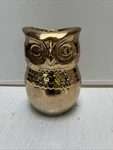Owl 6 Tall Gold Tone Candle Holder. Fixed Price $10.38.