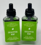2 Bath & Body Works Eucalyptus Mint Wallflower Fragrance Refill Bulb Plug. Fixed Price $13.99.