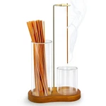 2 1 Incense Holder For Sticks, Hang Upside Dowd Burner With Glass .... Fixed Price $16.55.