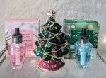 Bath & Body Works Christmas Tree Projector Nightlight Plug-in + Two Wallflowers. Fixed Price $49.95.