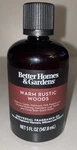 Better Homes & Gardens Warm Rustic Woods Universal Fragrance Oil 5 Oz. Fixed Price $11.99.