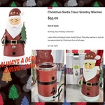 Scentsy Christmas Claus Warmer Santa 12 Holiday Home Deodorizer New Metal Rare. Fixed Price $68.99.