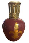 Lampe Berger Fragrance Air Pur System 3C Red & Gold Fleur-de-lis. Fixed Price $35.95.