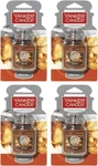 Yankee Candle Car Air Fresheners, Hanging Jar Ultimate, Leather, 4 Packs. Fixed Price $22.76.