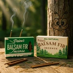 Paines Balsam Fir Incense Sticks Bulk Fragrance Log Burners Natural Cone Holder. Fixed Price $13.44.