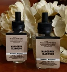 Bath & Body Works Mahogany Teakwood Wallflower (2PK) Fragrance Refill Sealed New. Fixed Price $11.50.