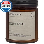 Espresso Coffee Candle Arctic Wicks 9OZ Non-toxic Coconut Beeswax. Fixed Price $37.95.