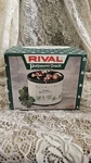 Vintage Rival Potpourri Crock Electric Simmer Stoneware Nib Usa. Fixed Price $49.99.