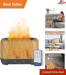 Elegant 240ML Essential Oil Diffuser: Ultrasonic Flame Design, Auto Shutoff. Fixed Price $36.26.