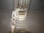 Prodyne Millennium Y2K 2000 New Year Set Of 16 Acrylic Swizzle Cocktail Sticks. Fixed Price $16.99.